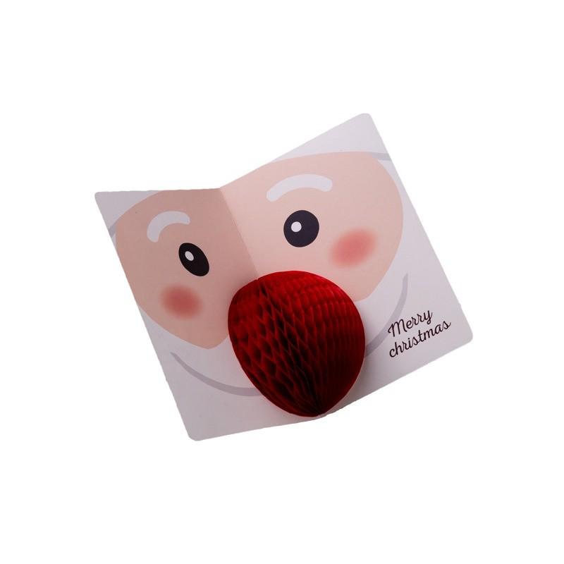 2024 Cartoon Christmas 3D Pop-up Greeting & Thank You Cards - Stylish Holiday Blessings