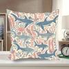 1pc Humorous Shark and Floral Pattern Decorative Pillowcase, Soft and Comfortable Polyester Short Plush Fabric, Single-Sided Print, Pillow Insert Not