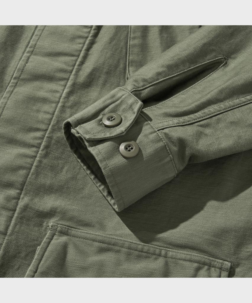 Vdr Back Sateen Cotton Jungle Fatigue Jacket [Swamp Green]