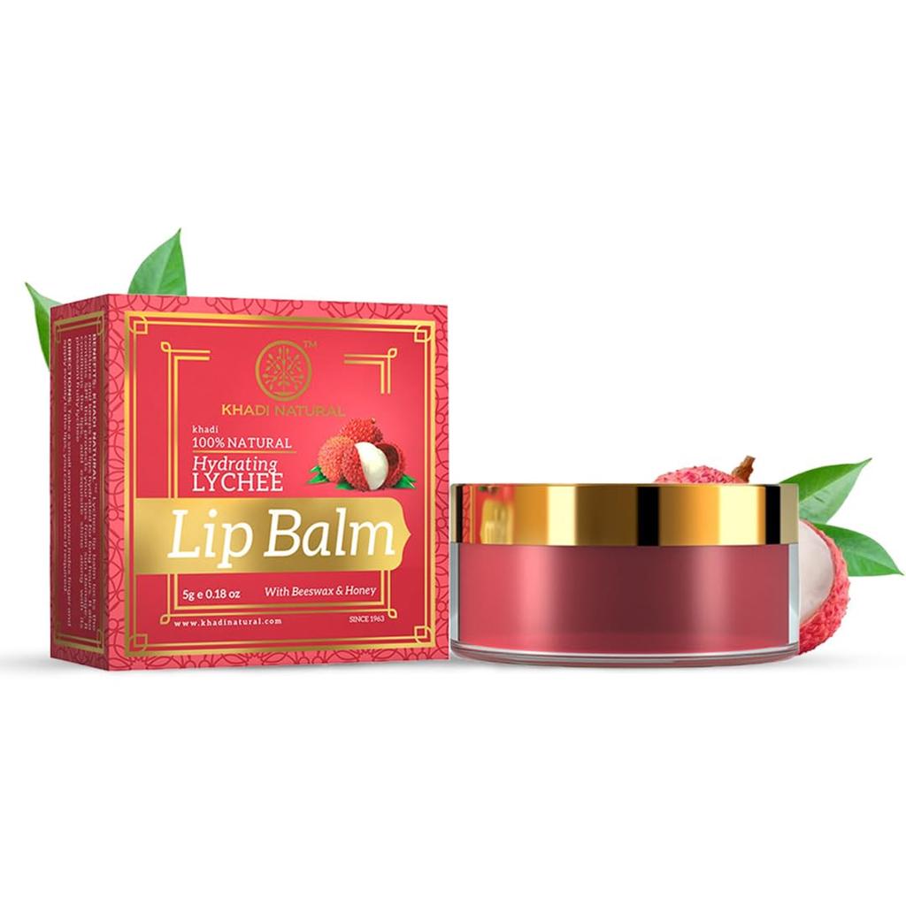 Baume à lèvres Khadi Lychee, 5 g, lot de 5