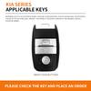 SBHX3 Zinc Alloy Leather Car Remote Key Case For KIA Sportage Cerato Optima K2 K3 K4 K5 RIO Picanto Soul Sorento Sedona Accessories
