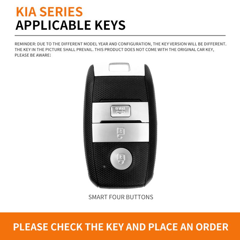 SBHX3 Zinc Alloy Leather Car Remote Key Case For KIA Sportage Cerato Optima K2 K3 K4 K5 RIO Picanto Soul Sorento Sedona Accessories