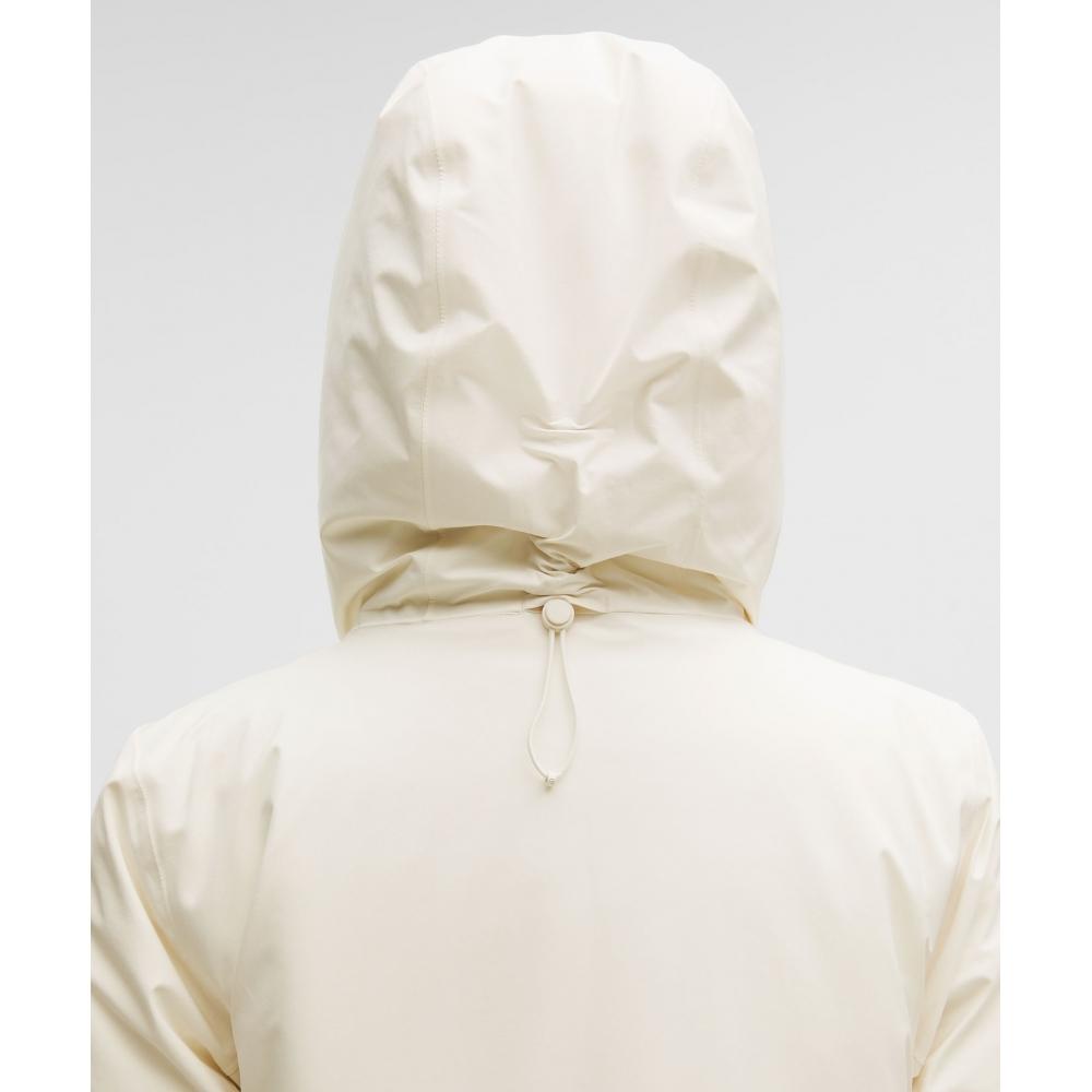 Lululemon Waterproof Insulated Cinch Waist Parka Light Ivory