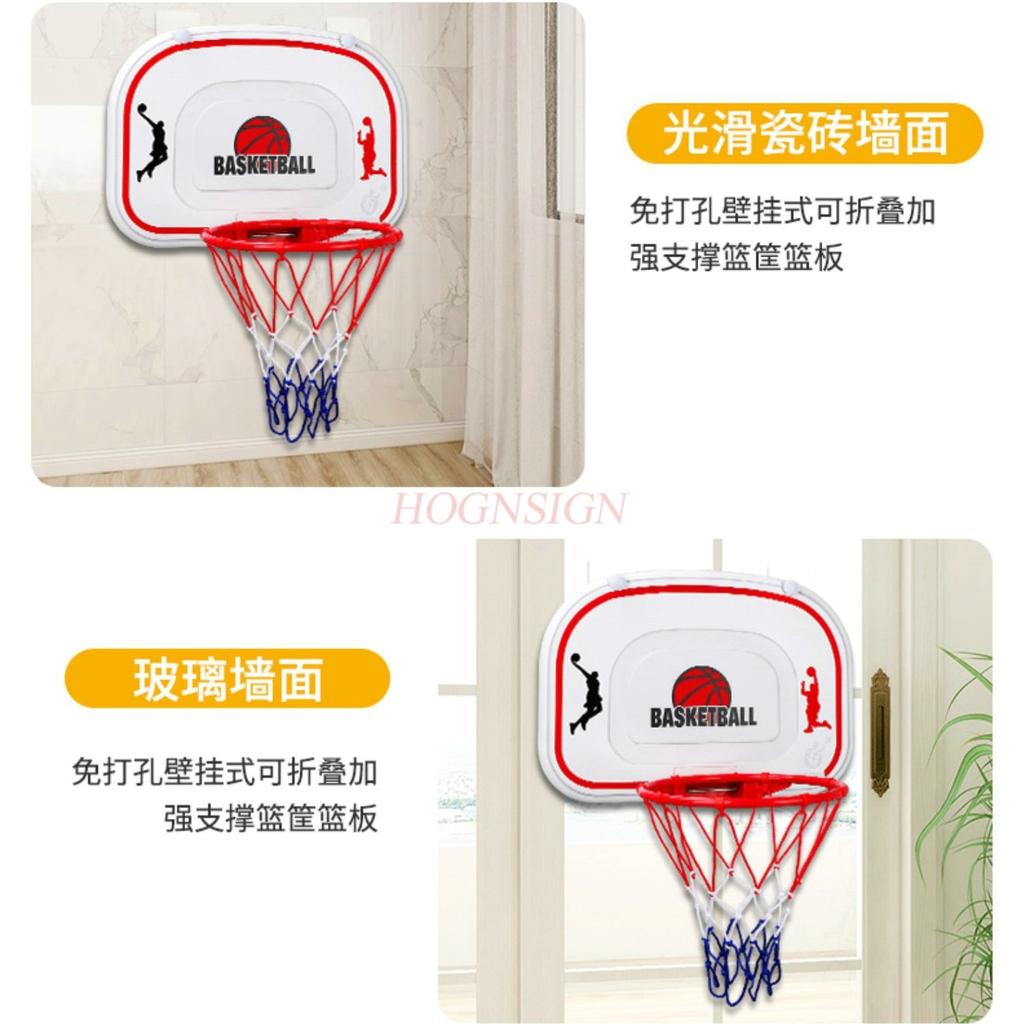 Foldable Children'S Basketball Board Indoor Perforated Hanging Basketball Frame For Household Adolescents