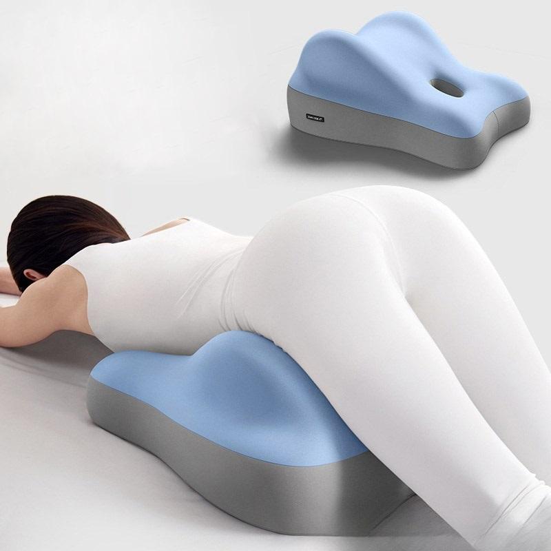 7 in 1 Multifunctional Slope Pillow Butt Cushion for Couples Pregnanly Pillow To Read in Bed Waist Cushion At Home Sitting Blue