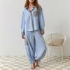 Women's Plaid Long Sleeve Pajama Set - 2025 Autumn Collection
