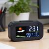 Wetterstation Uhr Temperatur Feuchtigkeit Anzeige Monitor Hintergrundbeleuchtet Für Teenager Schüler Schlafzimmer Nachttisch Schreibtisch Uhr Wecker