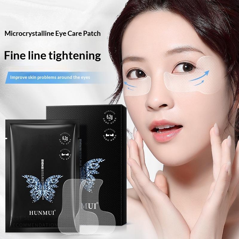 5 Stück 6D Mikroplastiklinie Gesetz Faltenpflaster Augenpflaster Maske Weniger als 0,3 mm Feuchtigkeitsspendendes Serum Anti-Falten Reduziert feine Linien