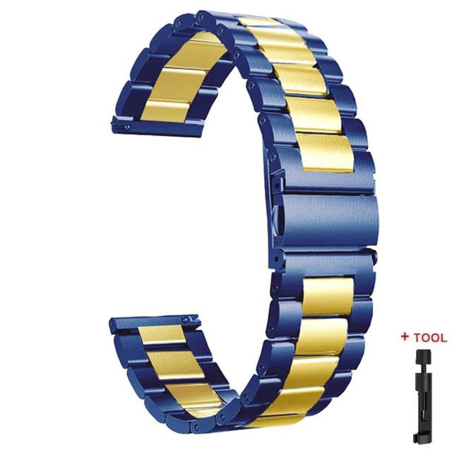 Metal Strap for Samsung Galaxy Watch 7/6/5/4 40mm 44mm Stainless Steel Band Galaxy Watch 6/4 Classic 47mm 43mm 46 42mm/5pro 45mm