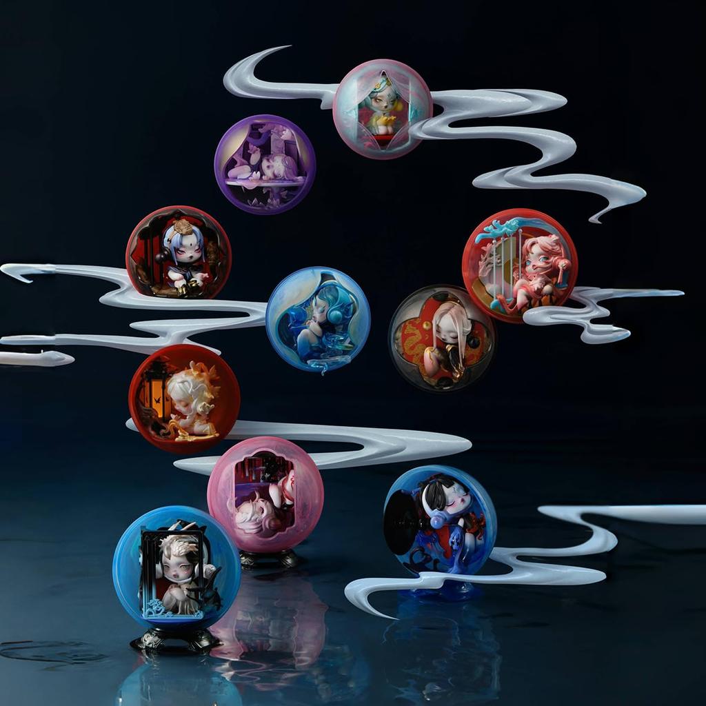 POP MART SKULLPANDA The Mirage Series Pop Mart Gachapon Blind Box Figure Plastic Model Premium Toy PVC Soft Vinyl Original Character Birthday Gift [3