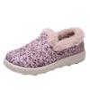 Winter New Women's Thick Bottom Thick Plush Snow Boots Anti Slip Waterproof Glitter Cotton Boots