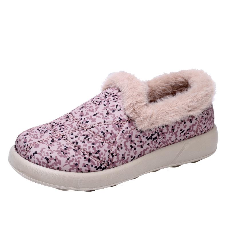 Winter New Women's Thick Bottom Thick Plush Snow Boots Anti Slip Waterproof Glitter Cotton Boots
