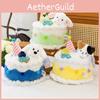 Kreatives Kuchen-Plüschtier mit kurzem Flor für Geburtstagsgeschenke und Kinderdekoration
