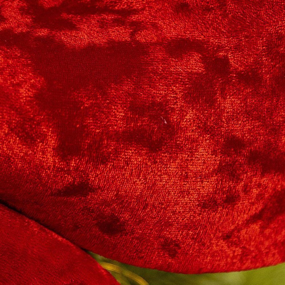 60cm Red Large Velvet Christmas Bows Large Christmas Tree Top Bow Outdoor Decorations Wedding Hanging Pendant New Year Ornament