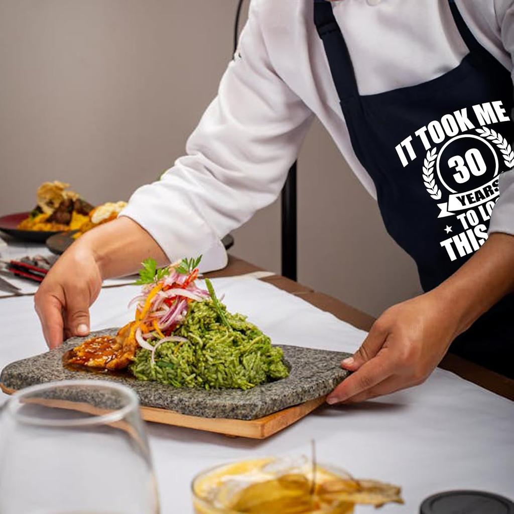30th 40th 50th 60th 70th Birthday Gifts for Men Women, Kitchen Aprons for Cooking BBQ, Gifts for Dad Grandpa Husband
