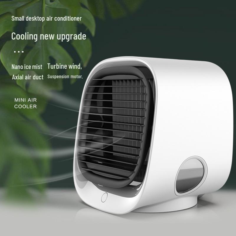 USB Mini Mute Cooling Fan & Humidifier 10 cm белый