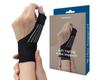RUNWALK New Sensation Support Soft Taping Wrist Support Free Size Thin 3D Splint Type Thumb Support Antibacterial Cool Material Creator Left (Black -