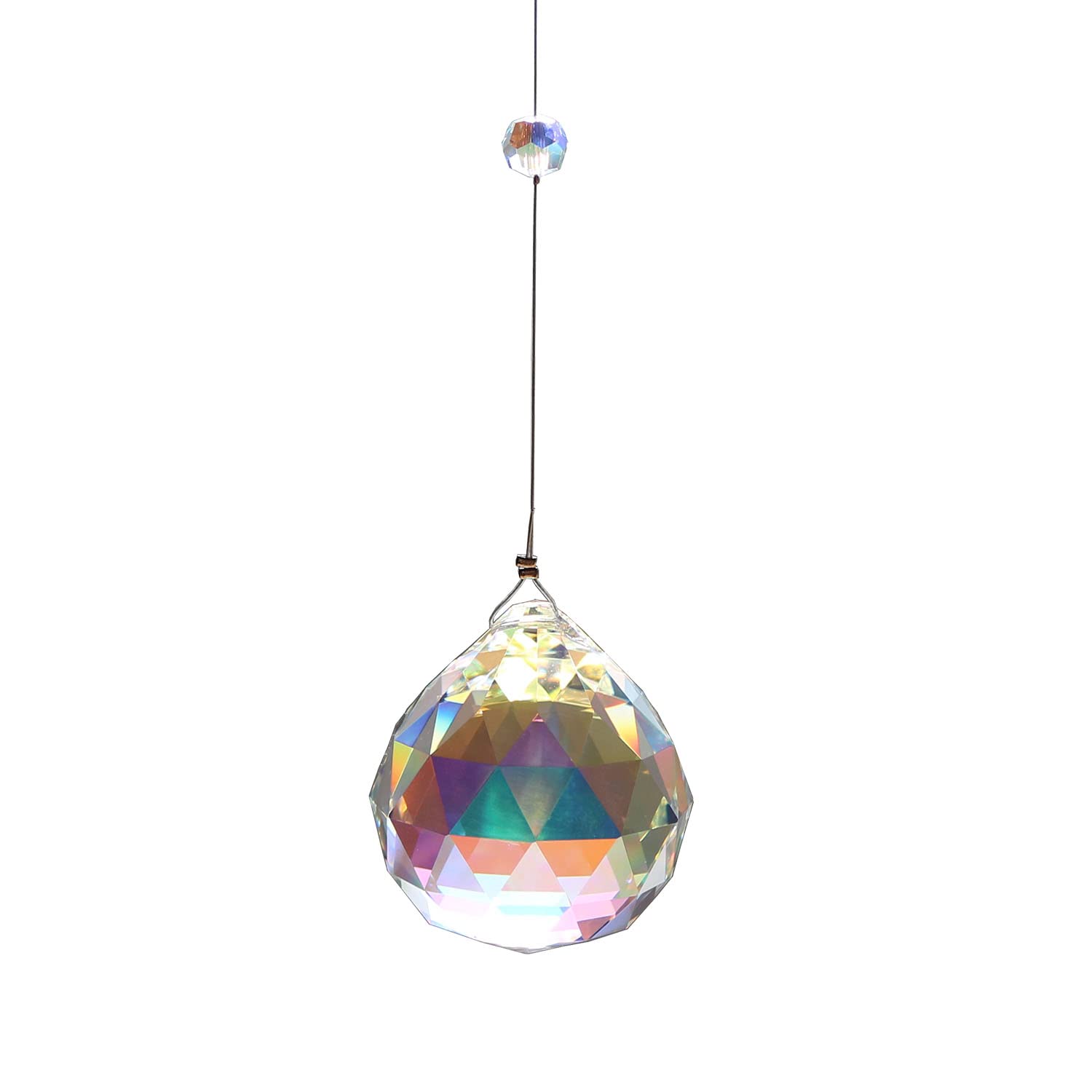 

Asfour Drop of Mimir Aurora 40mm AB Suncatcher, Asfour Crystal, 48cm Long