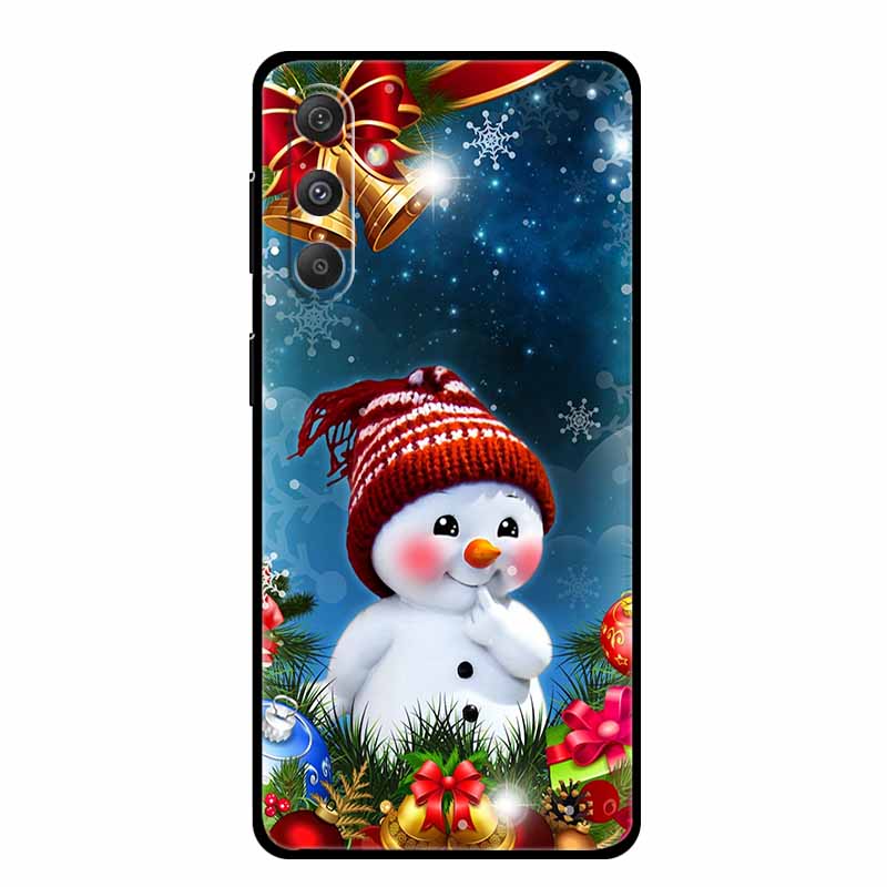 Christmas Case For Samsung Galaxy S24 S25 5G Cases Soft Silicone Bumper for S24 S25 Plus S23 FE S24 FE S25 FE 5G Protector Shell
