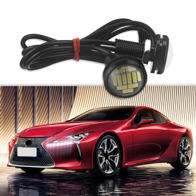 2x Eagle Eye LED 23mm 4014 12SMD High Power Car Daytime Running Backup Turn Signal Lights Auto License Plate Lamps White