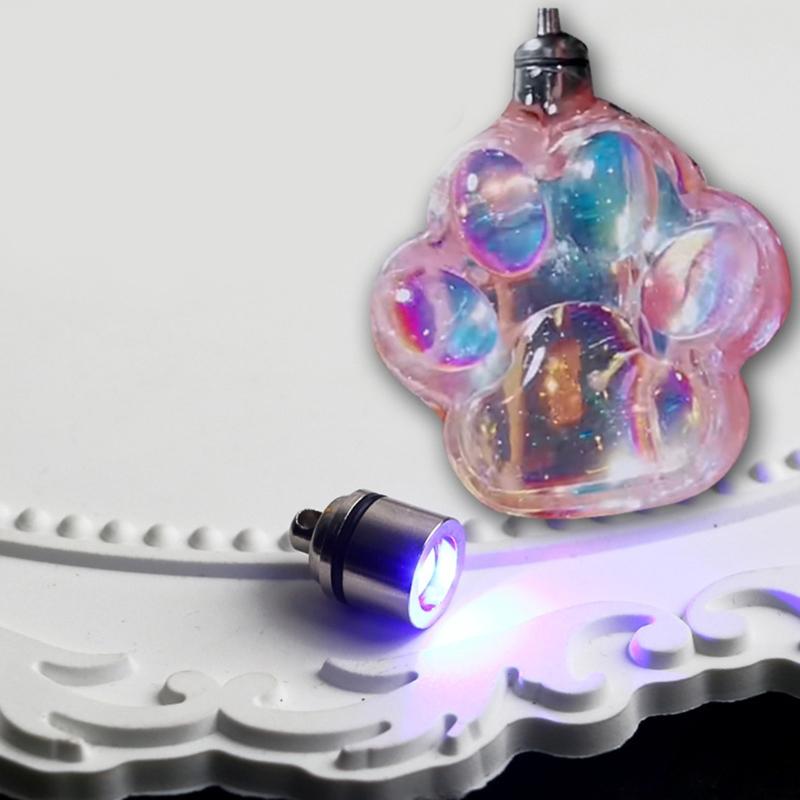 Practical Love for Cat Paw Light Bulb Silicone Molds Handmade BPA-free Easy To Release No Residue for Keychain Making Cr