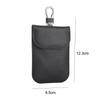 Fashion RFID Blocking Car Keys Case Anti-Theft Leather Key Protector Card Holder for Privacy Protection