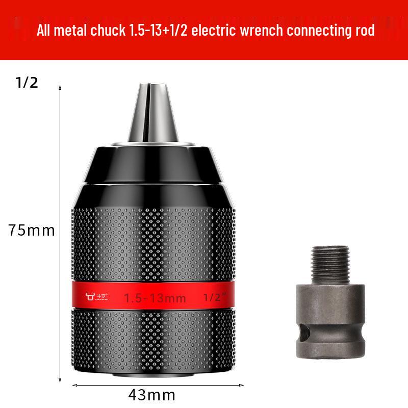 Universal Electric Drill & Screwdriver Converter: Self-Locking Ratchet Head