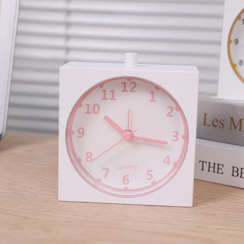 Nordic Style Silent Bedside Alarm Clock with Night Light GH210