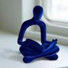 Figuren und Statuen lesen Abstrakte Dekoration Beflockte Statue Sammlerfiguren Heimdekorationen Moderne Skulptur Kunsthandwerk