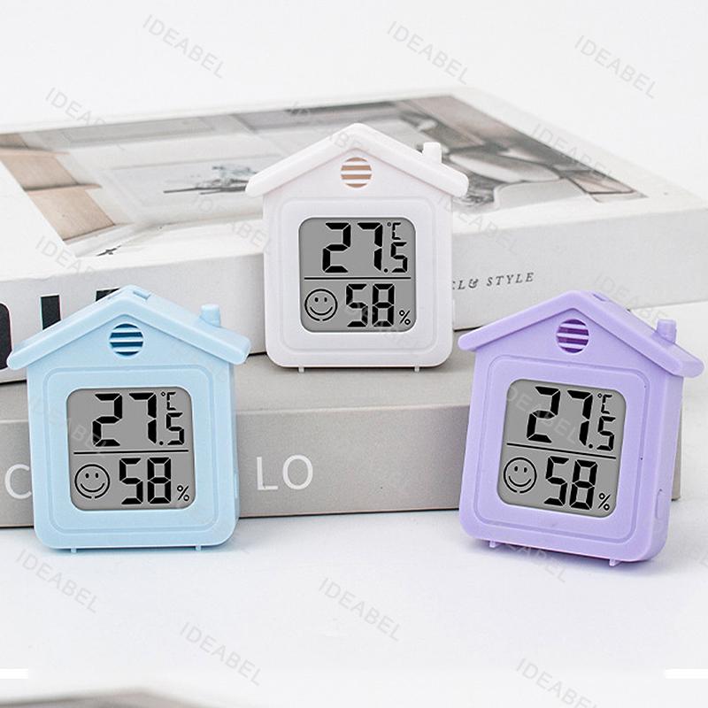 Mini İç Mekan Termometresi LCD Dijital Sıcaklık Odası Higrometre Ölçer Sensörü Nem Ölçer İç Mekan Termometresi Sıcaklık