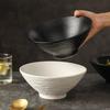 Elegant Japanese Ceramic Douli Ramen Bowl