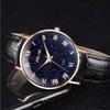 Teenager Thin Trendy Starry Night Glow Watch With Leather Strap Version Korean
