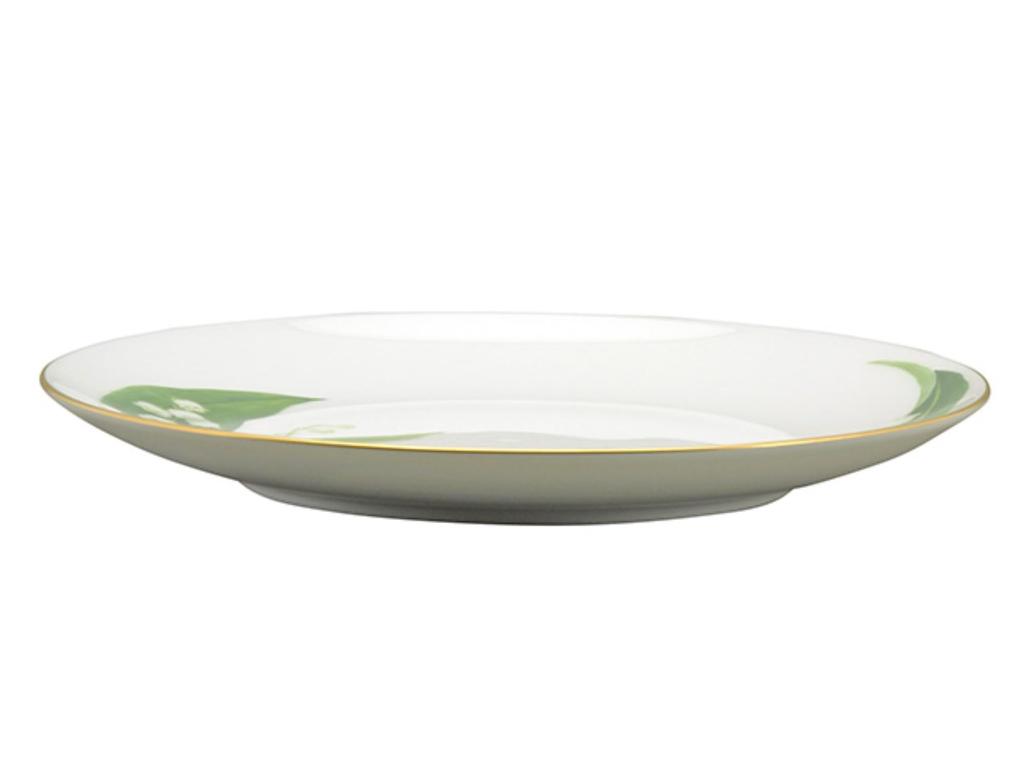 Okura Art Pottery For You "Lily of the Valley" 20cm Cake Plate, Made In Japan, 33H/5161