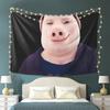 John Pork Smiling Tapestry Wall Hanging Aesthetic Home Decoration Tapestries for Living Room Bedroom