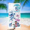 American Cartoon Figure Print Thick Microfiber Beach Towel Quick Dry Bath Blanket For Kids