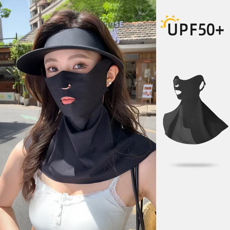 Outdoor Sports Running Face Guard Mask Ear-Hanging Open Mouth Nose Breathable Sun Protection Mask Anti-Uv Riding Face Mask