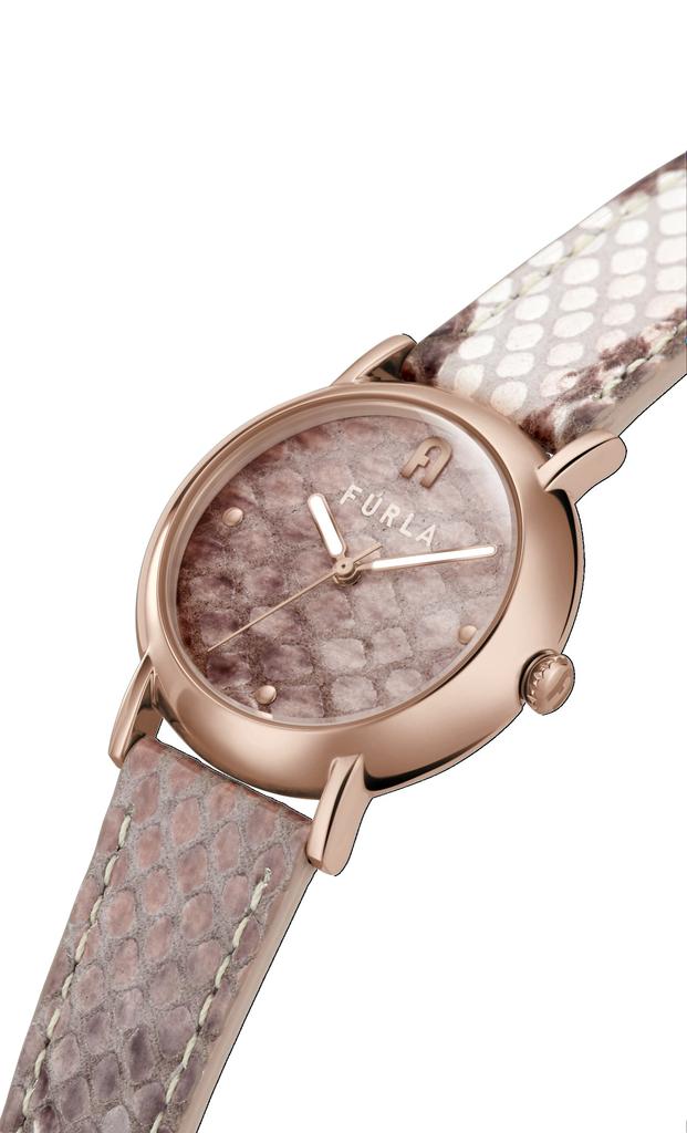 Watch FURLA EASYSHAPE Easy Shape Snake Pattern Dial Stainless Steel Quartz 32MM Watch Jewelry Accessory WW00024018L3 [Furla] Women's [Item]