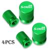 Car Wheel Tire Valve Caps Tyre Stem Covers Airdust Waterproof Accessories For Suzuki SX4 S Cross