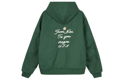 Nike Alphabet Print Casual Hooded Jacket FV8454-341