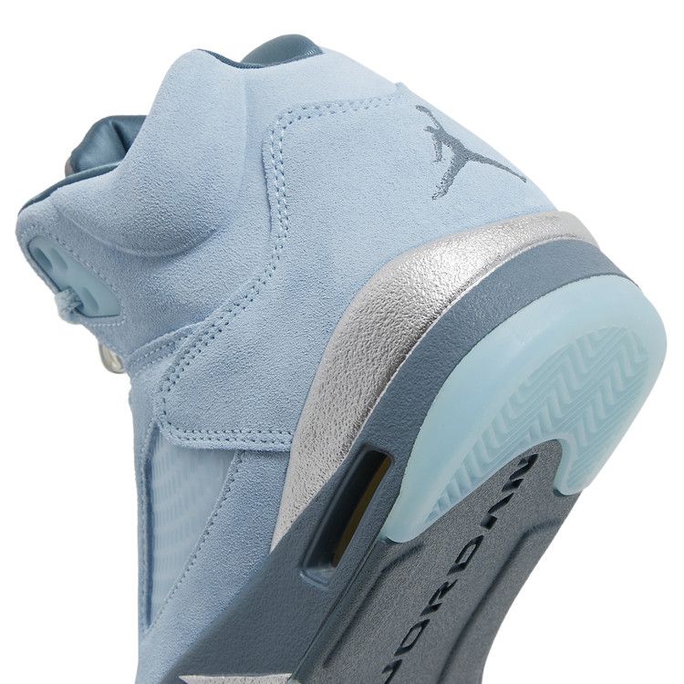 Women's Sneakers Jordan 5 Retro Bluebird (Women's) Photo Blue/Football Grey-Metallic Silver-White