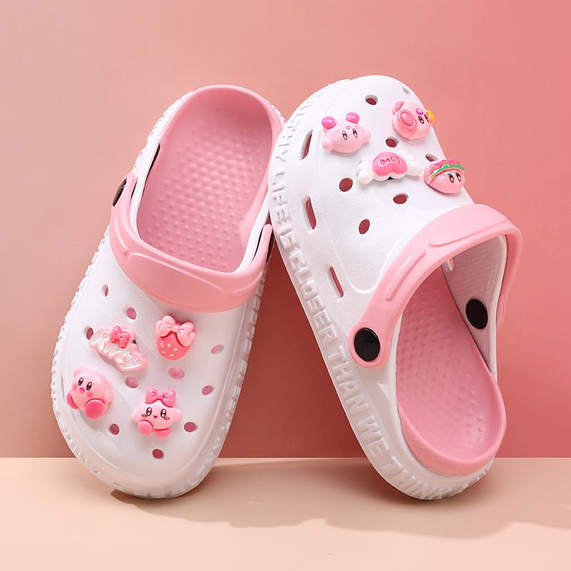 

Comfortable Lightweight Girls Sandals Breathable Eva Summer Clogs For Kids StyleA,24