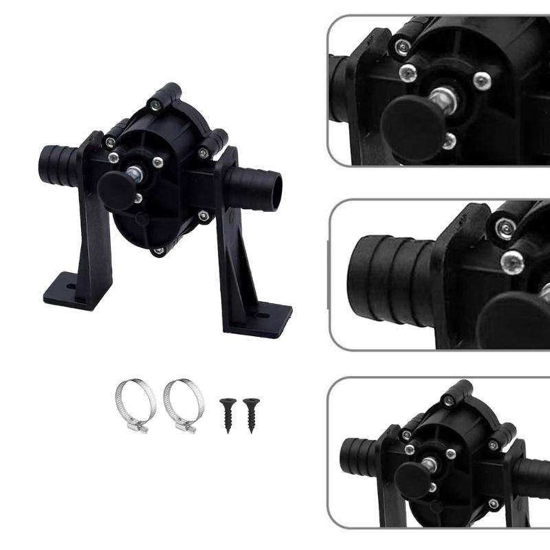 Compact Portable Self Priming Drill Pump Electric Hand Drill Pump For Outdoor Camping Emergency Quiet Operation