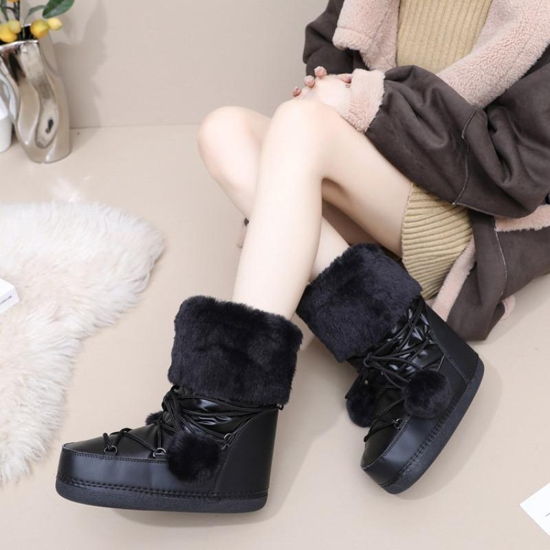 Public version Mao Mao moon boots winter waterproof, non-slip and warm space boots cute snow boots women