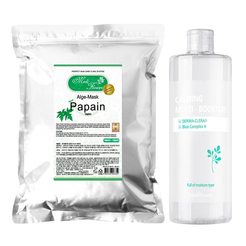 Mediflower Modeling Pack 1kg + Multi Booster 500ml, 1 Pcs, Papain 1kg, Calming
