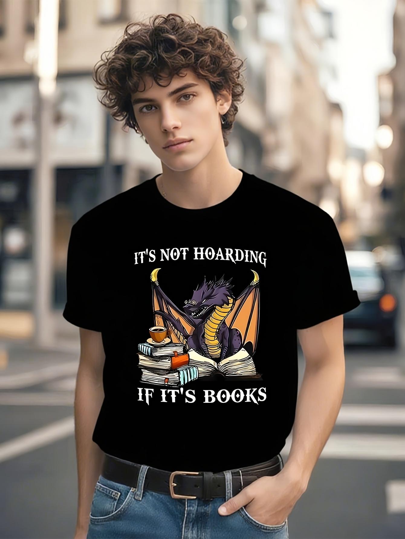 Funny Tshirt Funny Book Dragon Graphic Tshirt - Its Not H... M