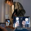 Mini Selfie Fill Light with Mirror Strong Magnetic Adsorption LED Video Photography Light Rechargeable for Smartphones Tablets