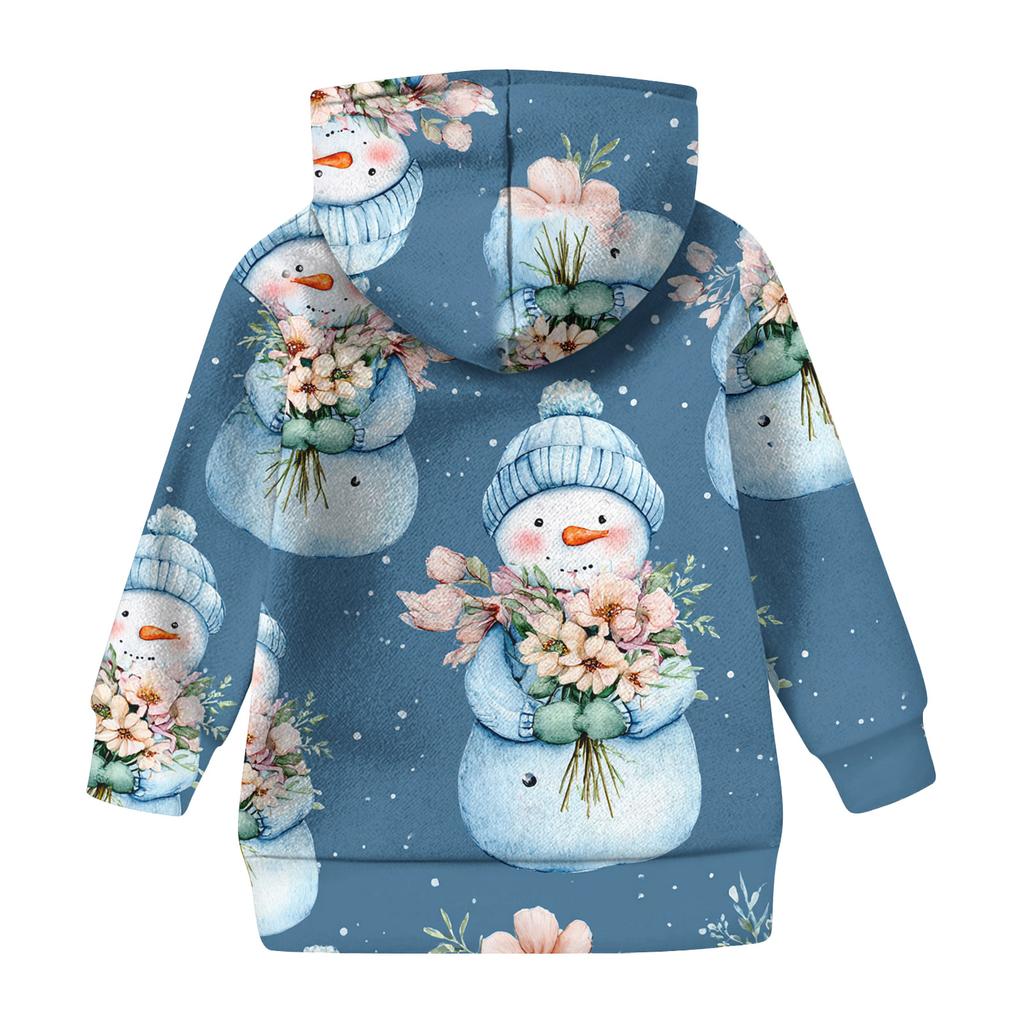 Dívčí mikina s kapucí a batikovaným vzorem - Pulovr s potiskem