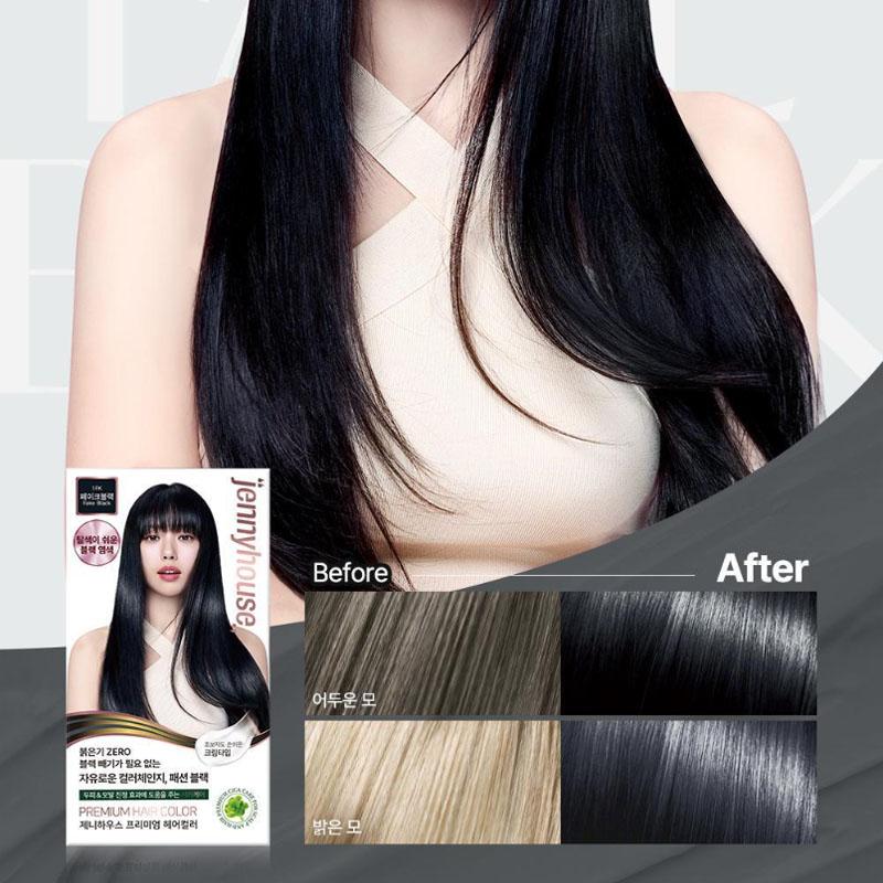 Jenny House Premium Hair Color Cream – Fake Black (1FK)