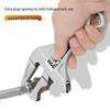 Multifunctional Short Handle Adjustable Bathroom Wrench for Drain Pipe and Air Conditioner Installation and Repair
