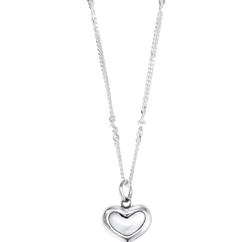 

FINDELISE 925 Moonstone Heart Necklace ONE